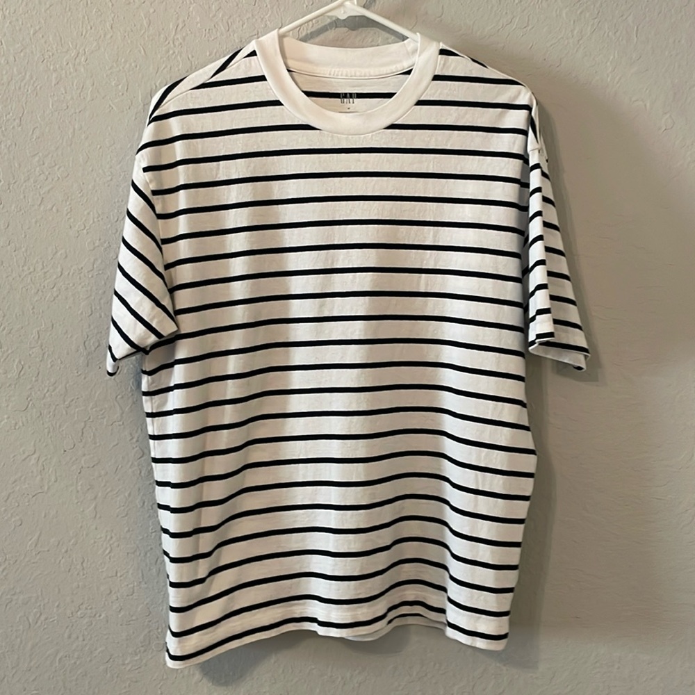 Mens Gap Heavy Weight Striped Tee